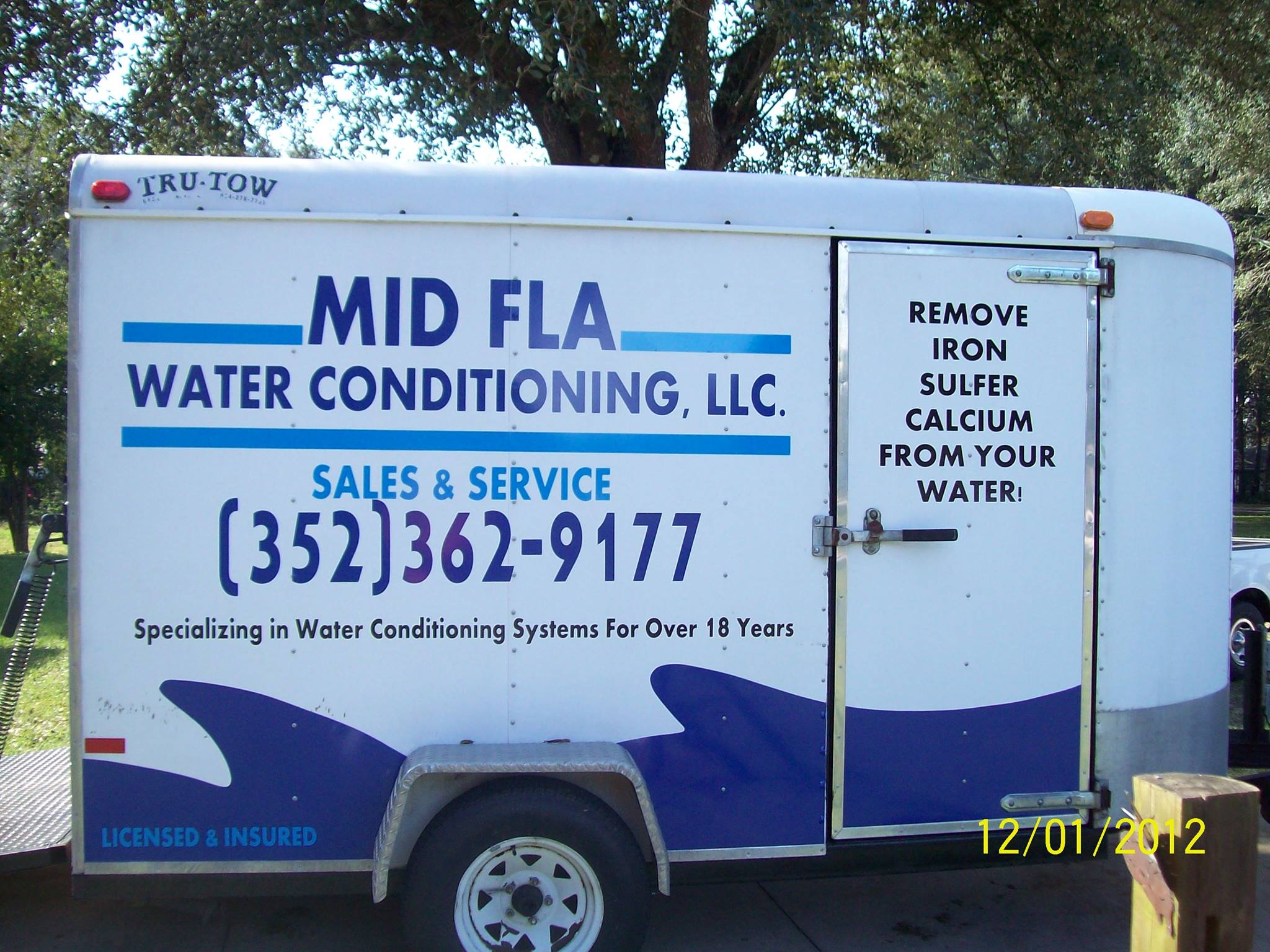 mid florida water conditioning truck
